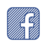 一个圆角蓝色正方形图标，中央有一个小写字母“f”，与Facebook的标志相似